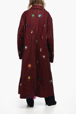MM0 Pulti-Pockets Coat with Feathers Application