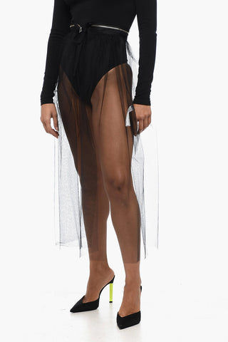 MM6 Tulle Skirt with Zipped Waist