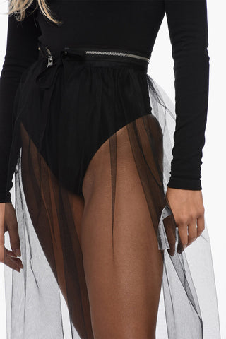 MM6 Tulle Skirt with Zipped Waist