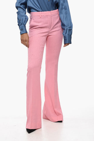 Pantaloni Con Logo Jacquard Allover