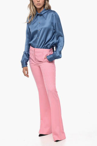 Pantaloni Con Logo Jacquard Allover