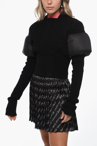 Cashmere BOUCHON Jacket With Statement Padded Detail
