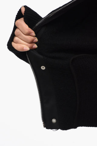 Cashmere BOUCHON Jacket With Statement Padded Detail