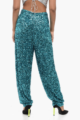Sequined ALEXA Wide-Leg Pant