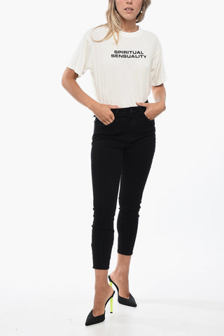 Jeans Crop con Fit Skinny 13,5cm