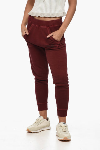 Joggers in Cotone Garzato con Maxitasca Frontale
