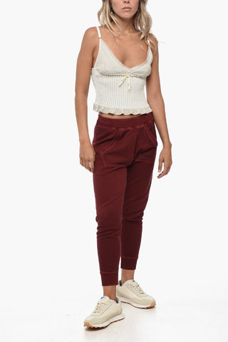 Joggers in Cotone Garzato con Maxitasca Frontale