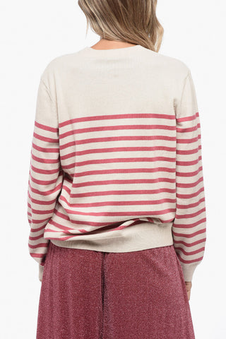 Cashmere Blend PHOEBE Sweater with Stripe