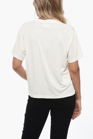 Crew Neck SPIRITUAL SENSUALITY Printed T-Shirt