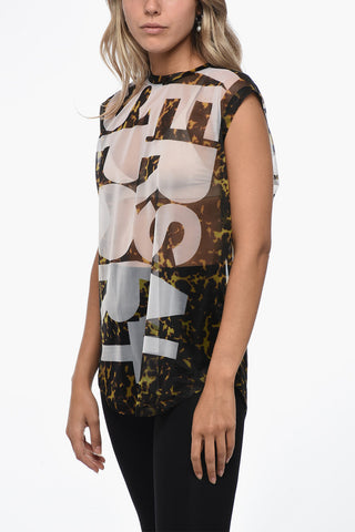 Animal Patterned UNIVERSAL SPORT See-Through Tank Top