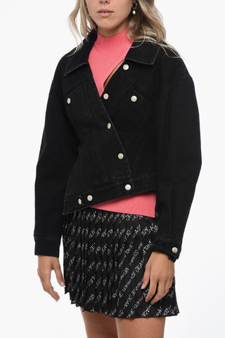 Asymmetric Denim Jacket