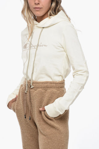 CHAMPION Cotton Hoodie with Bodysuit Design