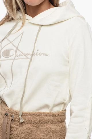 CHAMPION Cotton Hoodie with Bodysuit Design