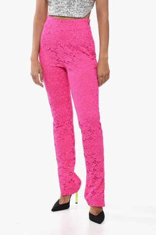 Sangallo Lace High-Waisted Pants