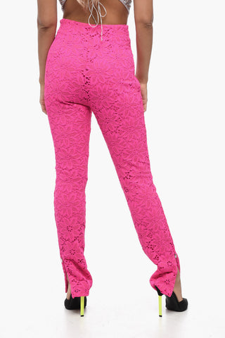 Sangallo Lace High-Waisted Pants