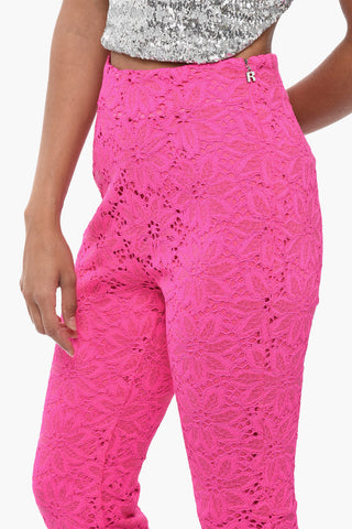 Sangallo Lace High-Waisted Pants
