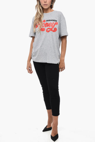 T-Shirt Girocollo HONEY in Misto Cotone