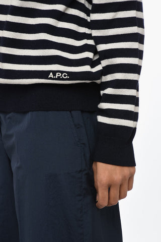 Cashmere Blend PHOEBE Sweater with Stripe