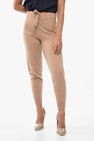 Joggers in Cashmere con Polsini