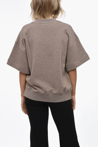 Short-sleeved Fleece T-Shirt