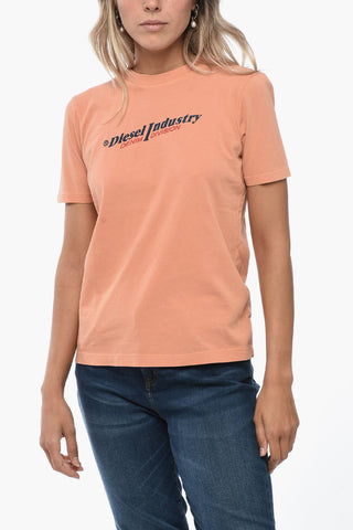 Embossed Logo T-REG-IND Crew-Neck T-shirt