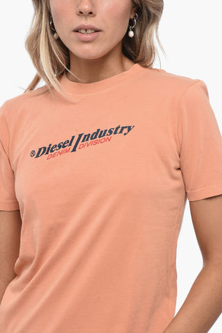 Embossed Logo T-REG-IND Crew-Neck T-shirt