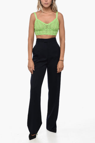 Crochet Bra Top with Snap Buttons