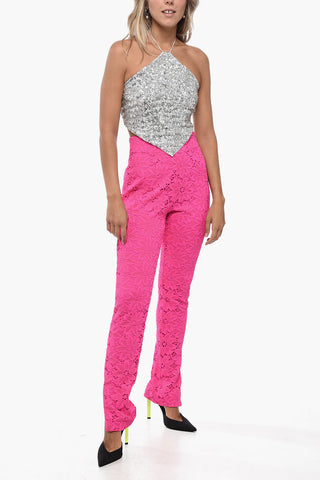 Sequined Halter Top