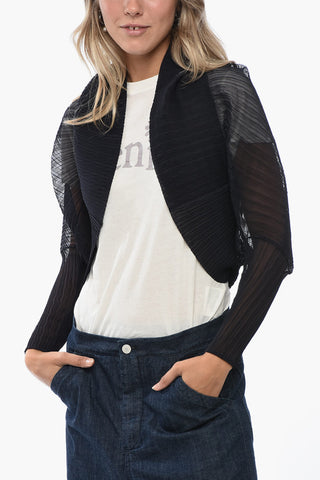 Accordion Chiffon Shrug