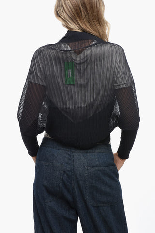 Accordion Chiffon Shrug