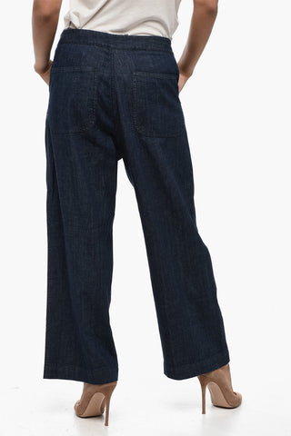 Wide-Leg NOLITA Denims with Dark Wash 27cm