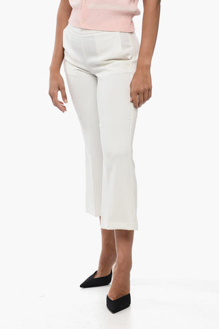 Pantaloni Svasati con Zip Laterale
