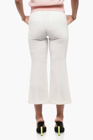 Pantaloni Svasati con Zip Laterale