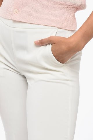 Pantaloni Svasati con Zip Laterale