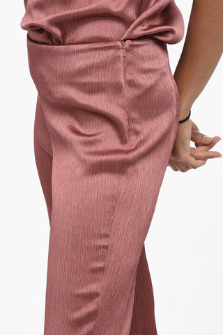 STUDIO Jacquard MOLI Pants with Side Zip