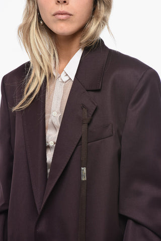 Cappotto JOSEFIN Con Cintura E Tasche Ad Aletta