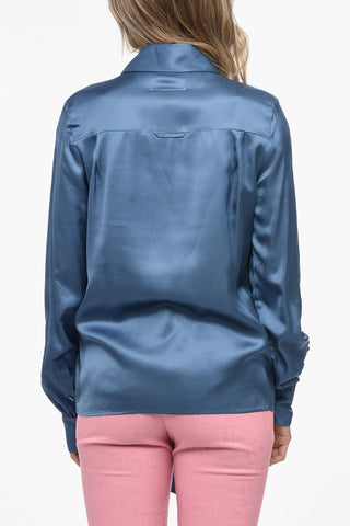 MM6 Long Sleeved Shirt With Bow Neckline