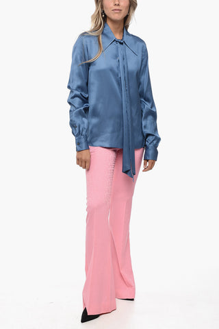 MM6 Long Sleeved Shirt With Bow Neckline