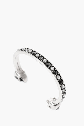 TWIN SKULL Bracelet with Diamonds