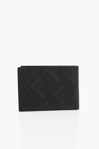 Leather Bifold Wallet with Monogram