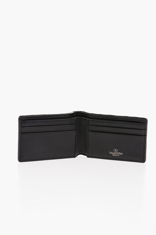 Velvet Logoed Wallet with Leather Interior