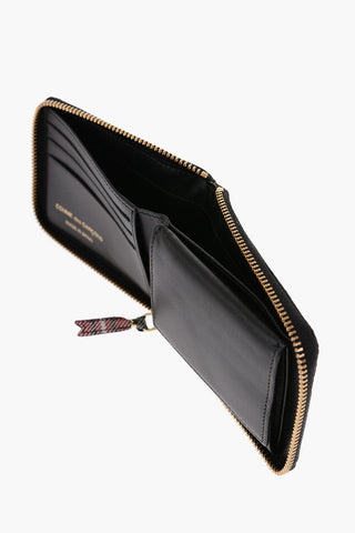 Patchwork Wallet with Tartan Pattern