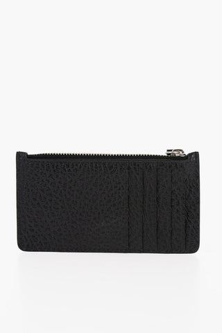 MM11 Woven Leather FOUR STITCHIES Card Holder