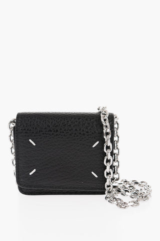 MM11 Woven Leather FOUR STITCHIES Purse with Removable Strap