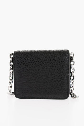 MM11 Woven Leather FOUR STITCHIES Purse with Removable Strap