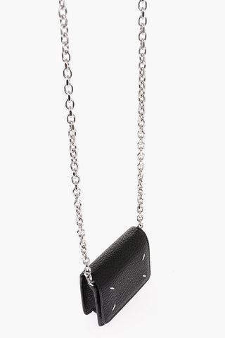 MM11 Woven Leather FOUR STITCHIES Purse with Removable Strap