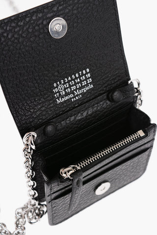 MM11 Woven Leather FOUR STITCHIES Purse with Removable Strap
