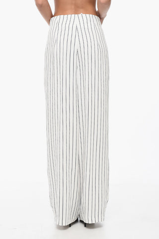 Wide Leg MOSCATO Pants with Striped Pattern