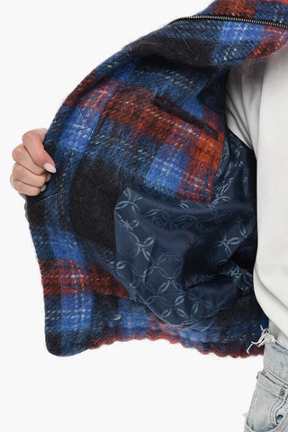Tartan Checked Jacket with 2-Pockets