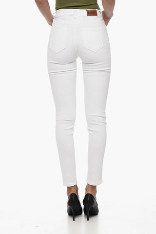 Jeans Slim Fit ESSENTIAL A Lavaggio Chiaro 13cm